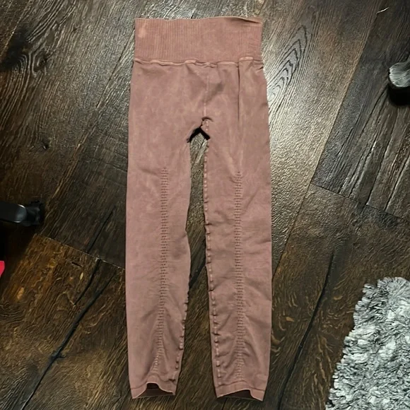 FP Movement Happiness High-Rise 7/8 Length Good Karma Leggings in Nutmeg M/L - Picture 10 of 14